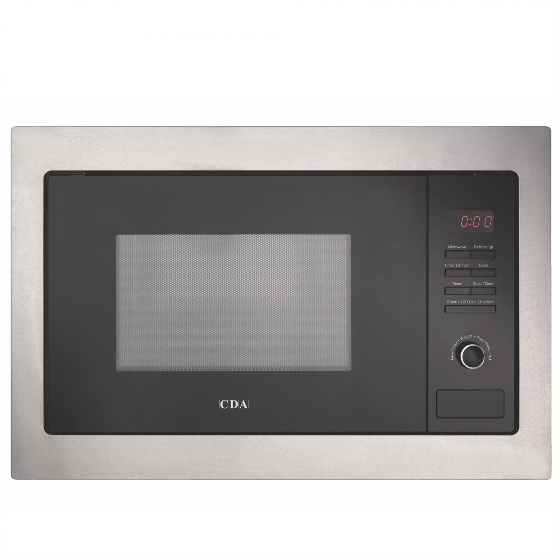 CDA VM130SS 25L Stainless Steel & Black Integrated Built In 900W