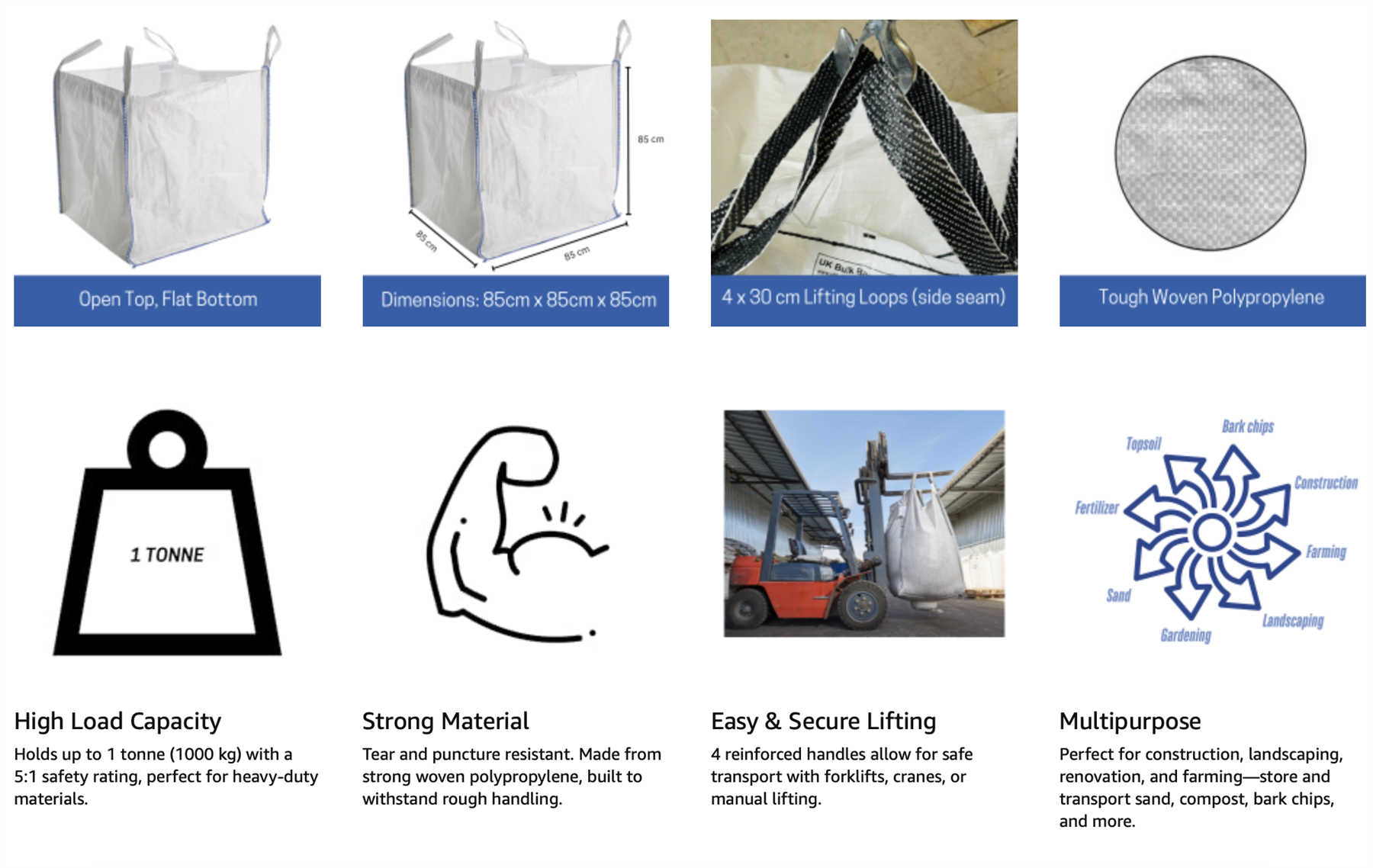 FIBC Bag Specifications and Uses