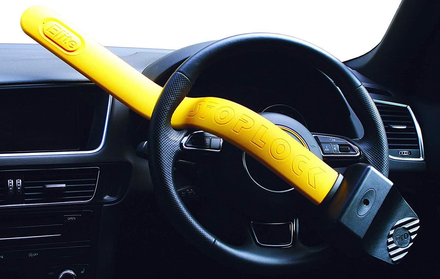 Stoplock HG 15000 Steering Wheel Lock Pro Elite Black/Yellow eBay