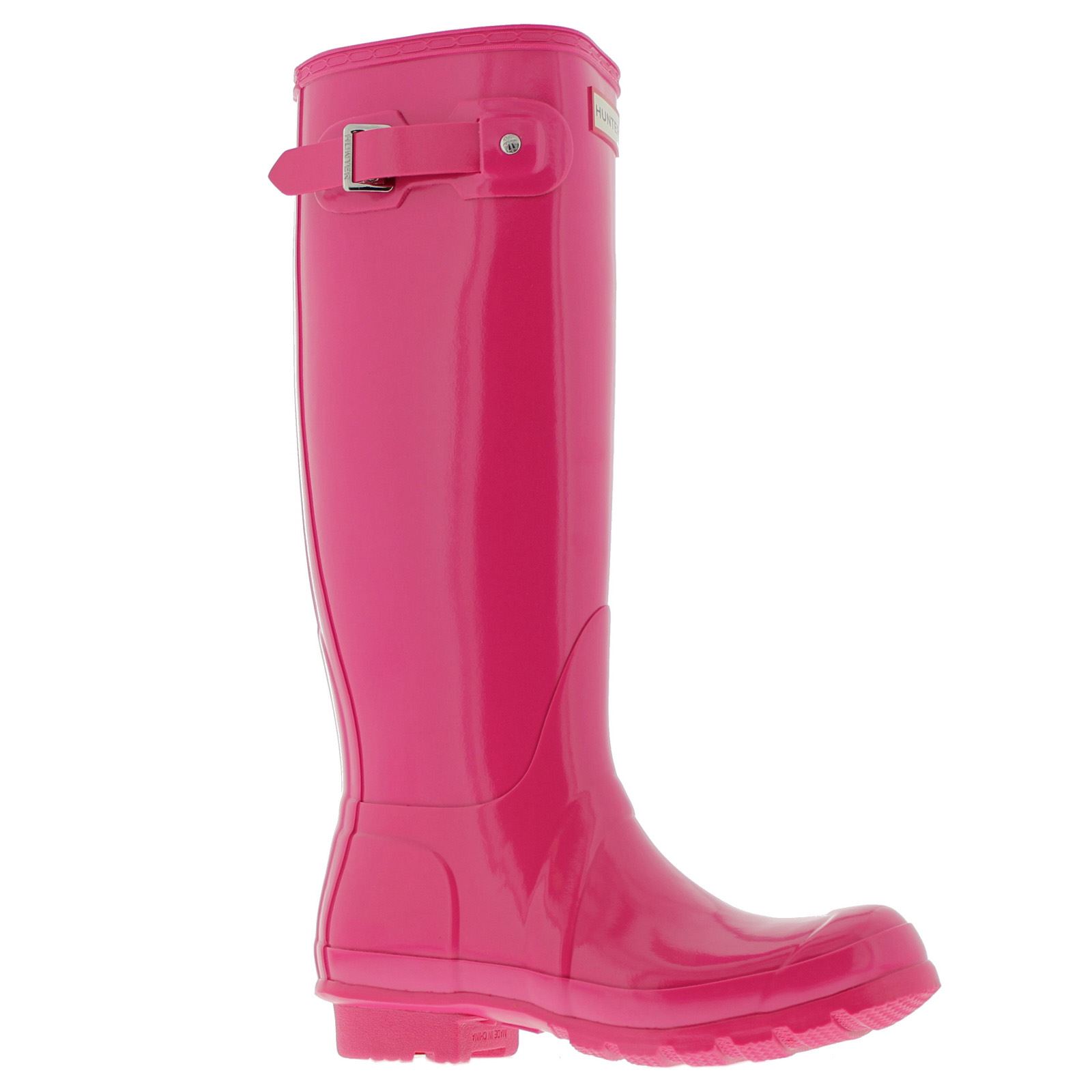 Womens Boots Hunter Original Gloss Bright Cerise Womens Boots Hunter Original Gloss Bright Cerise