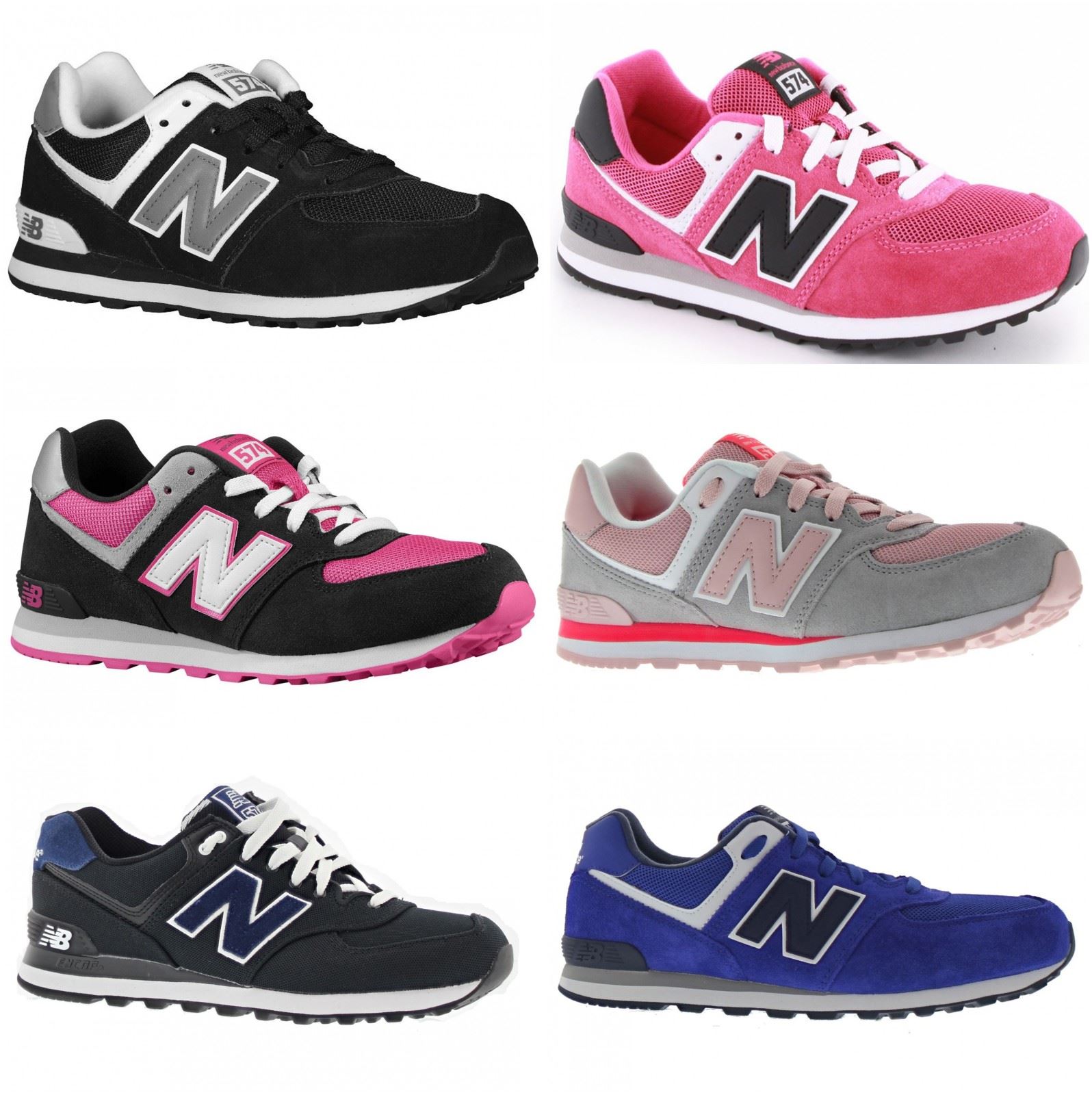 New Balance 574 Classics Traditionnels Leather Youth ...