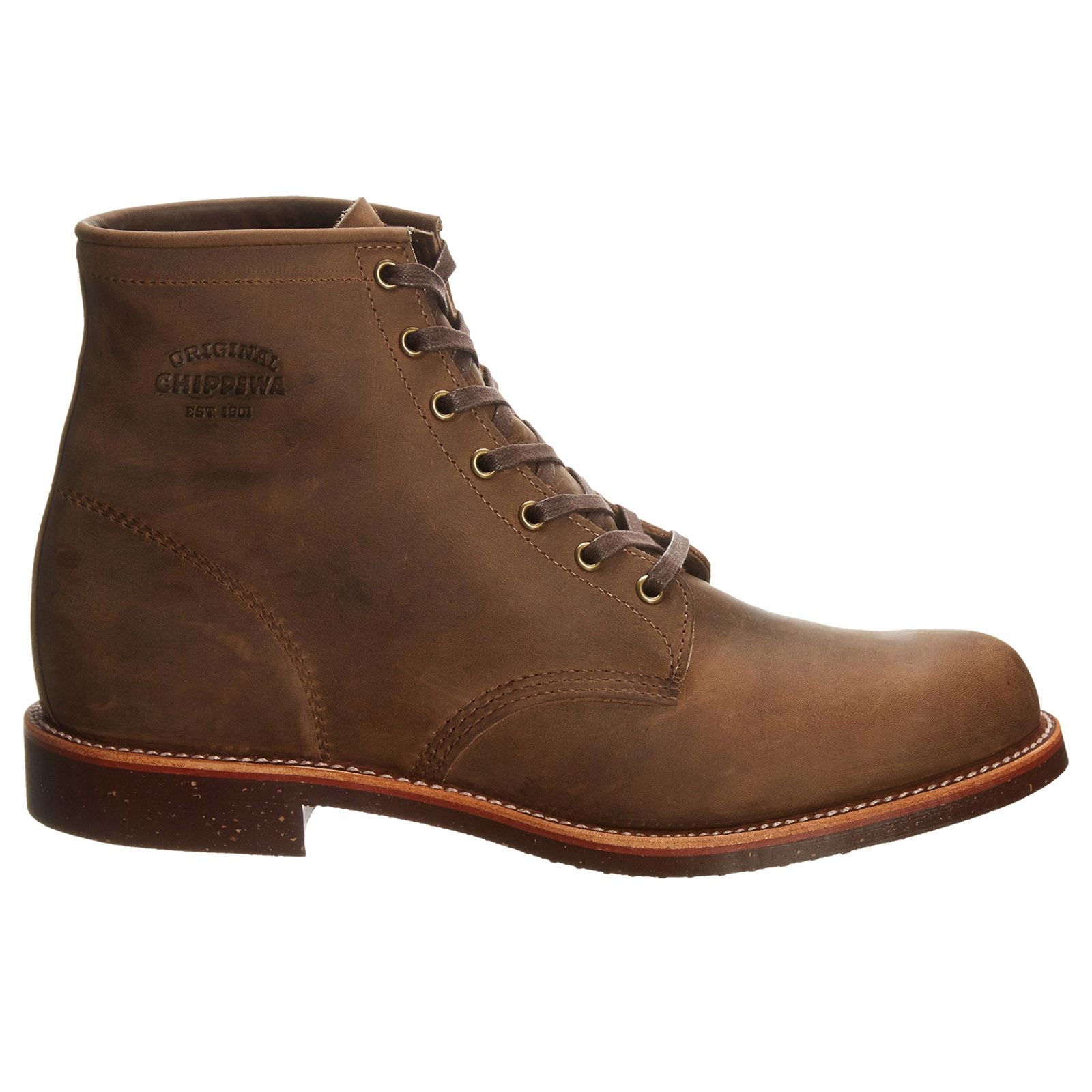 Chippewa 1901M29 Crazy Horse Mens Round Toe Handmade Crazy Horse