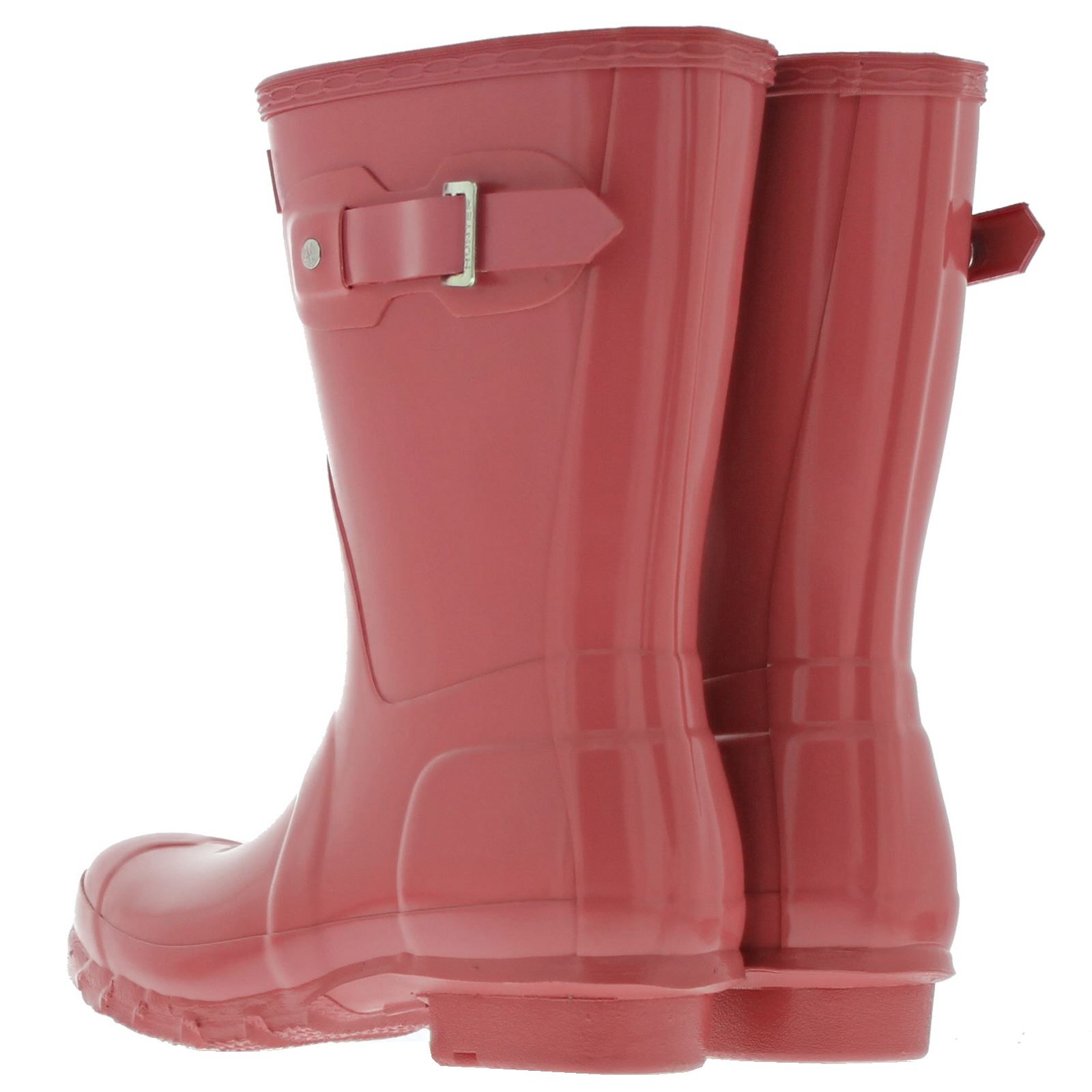 Hunter Original Short Gloss Rubber Womens Wellington Rain Boots eBay