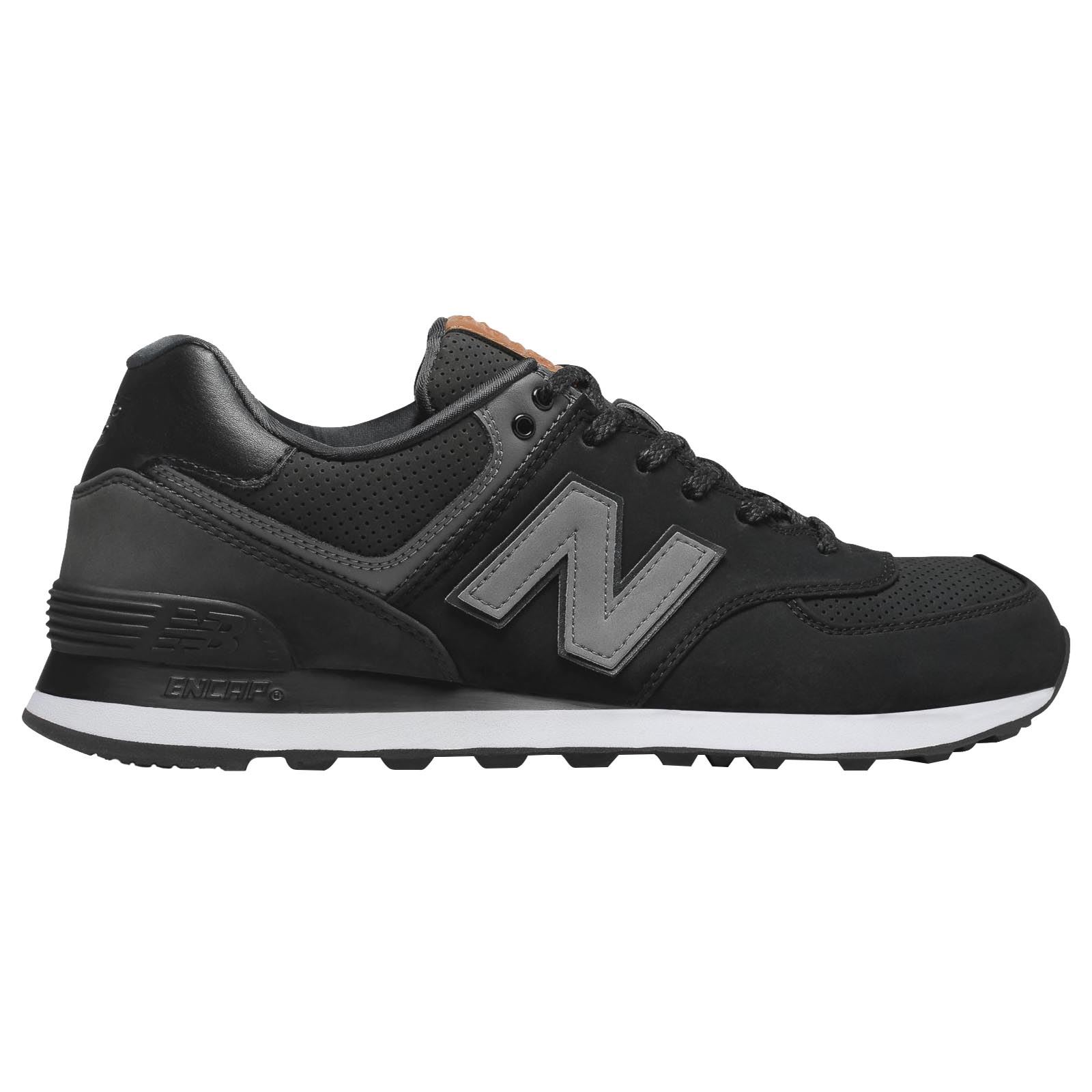 New Balance 574 Classics Black Greystone Mens Lace up Low top Sneakers Trainers New Balance 574 Classics Black Greystone Mens Lace up Low top Sneakers Trainers