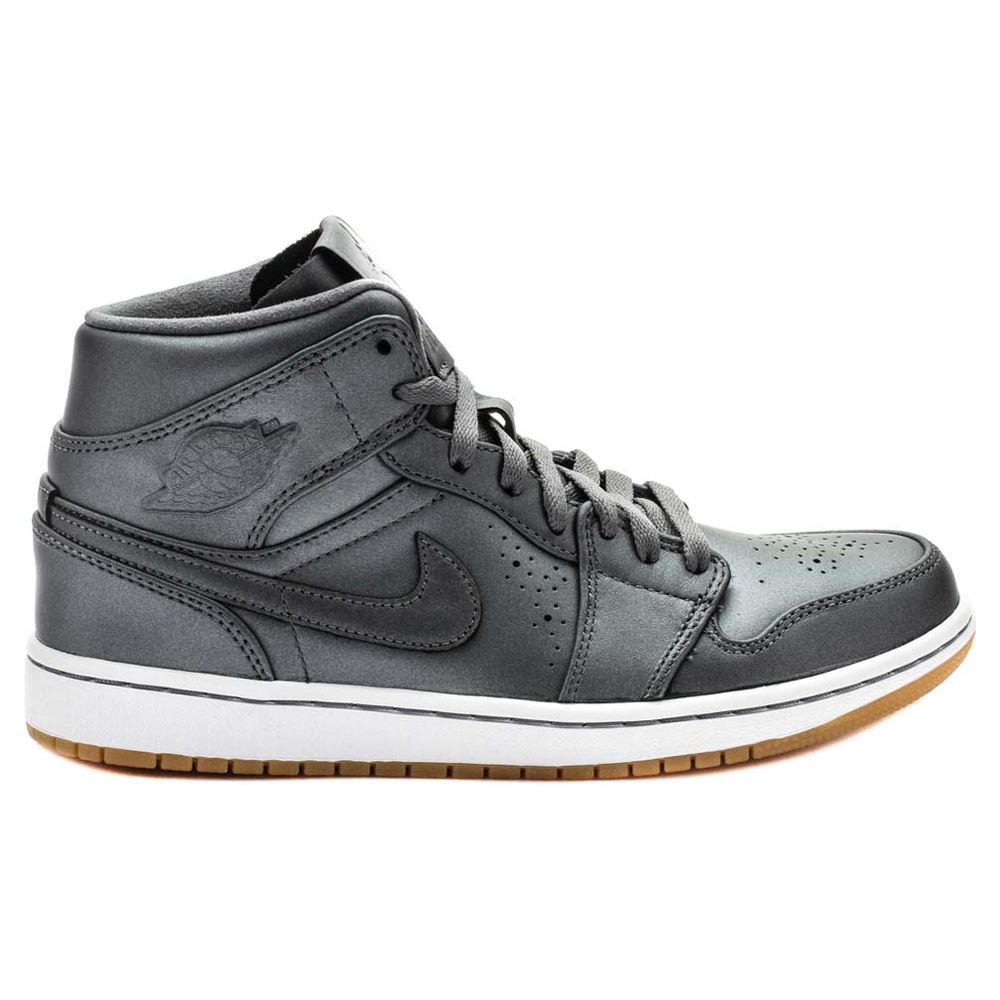 Nike Air Jordan 1 Mid Leather Mens High Top Trainers eBay