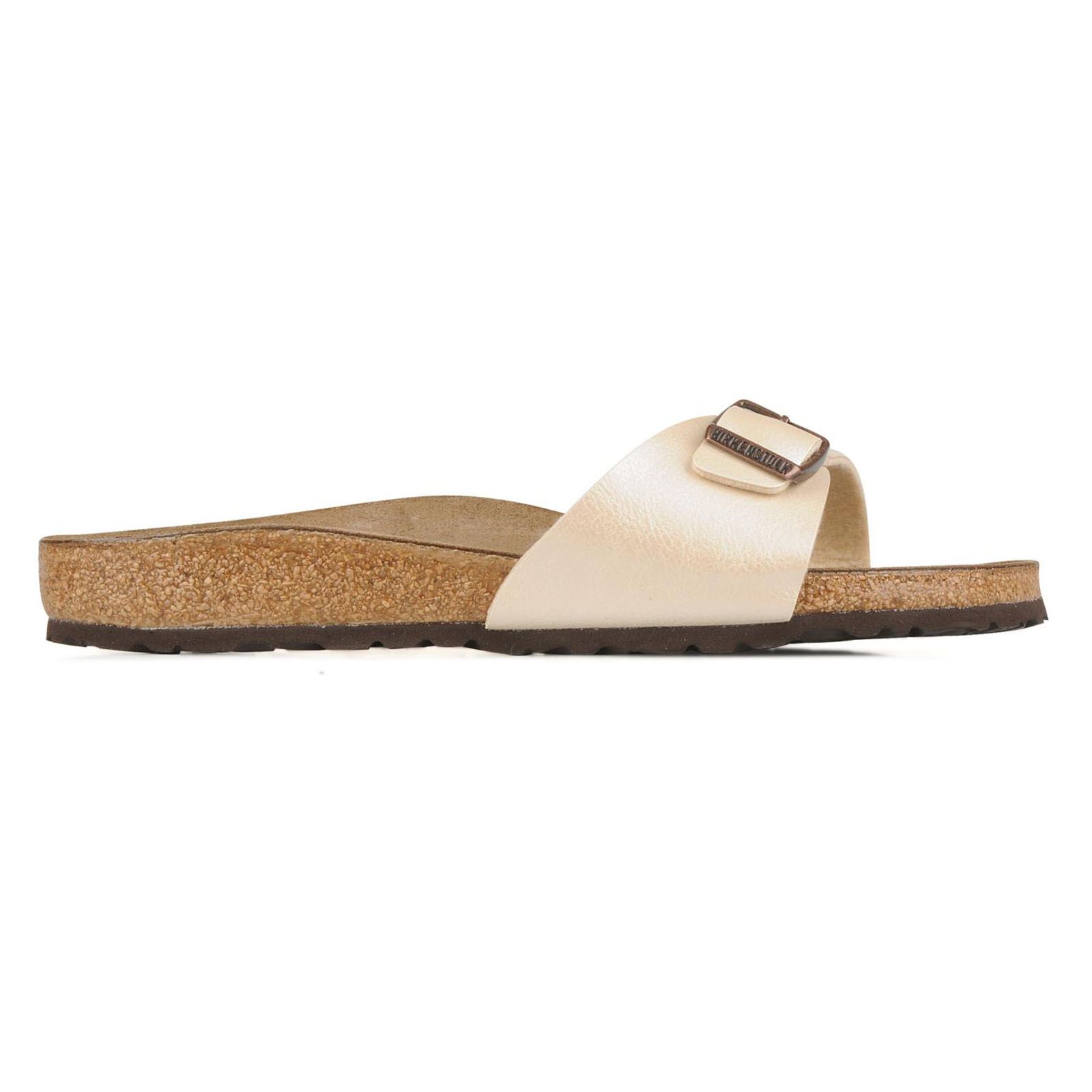 Birkenstock Madrid Pearl White Birko-Flor Womens Sandals | eBay