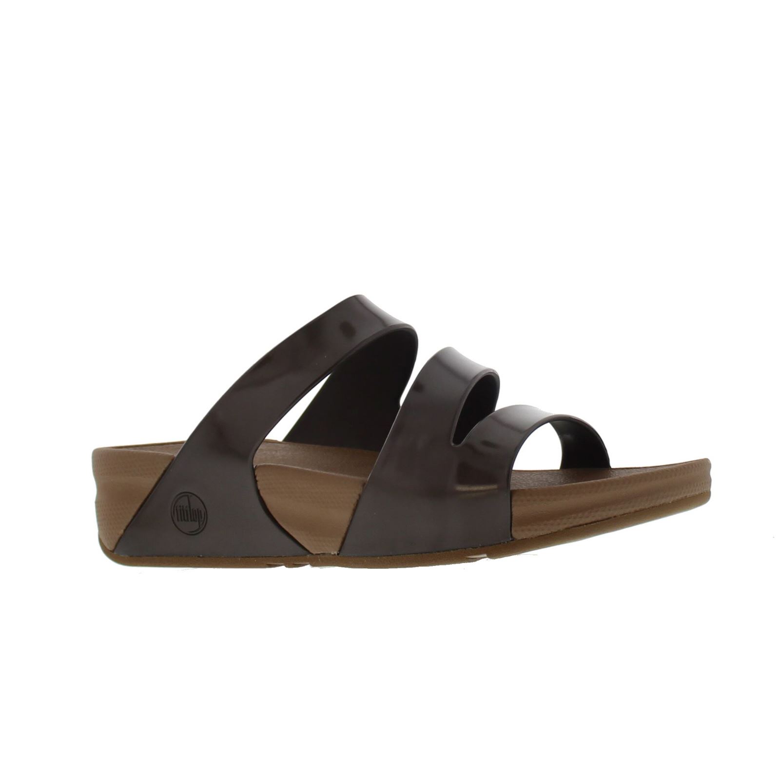 FitFlop Superjelly Twist Bronze Womens Sandals | eBay