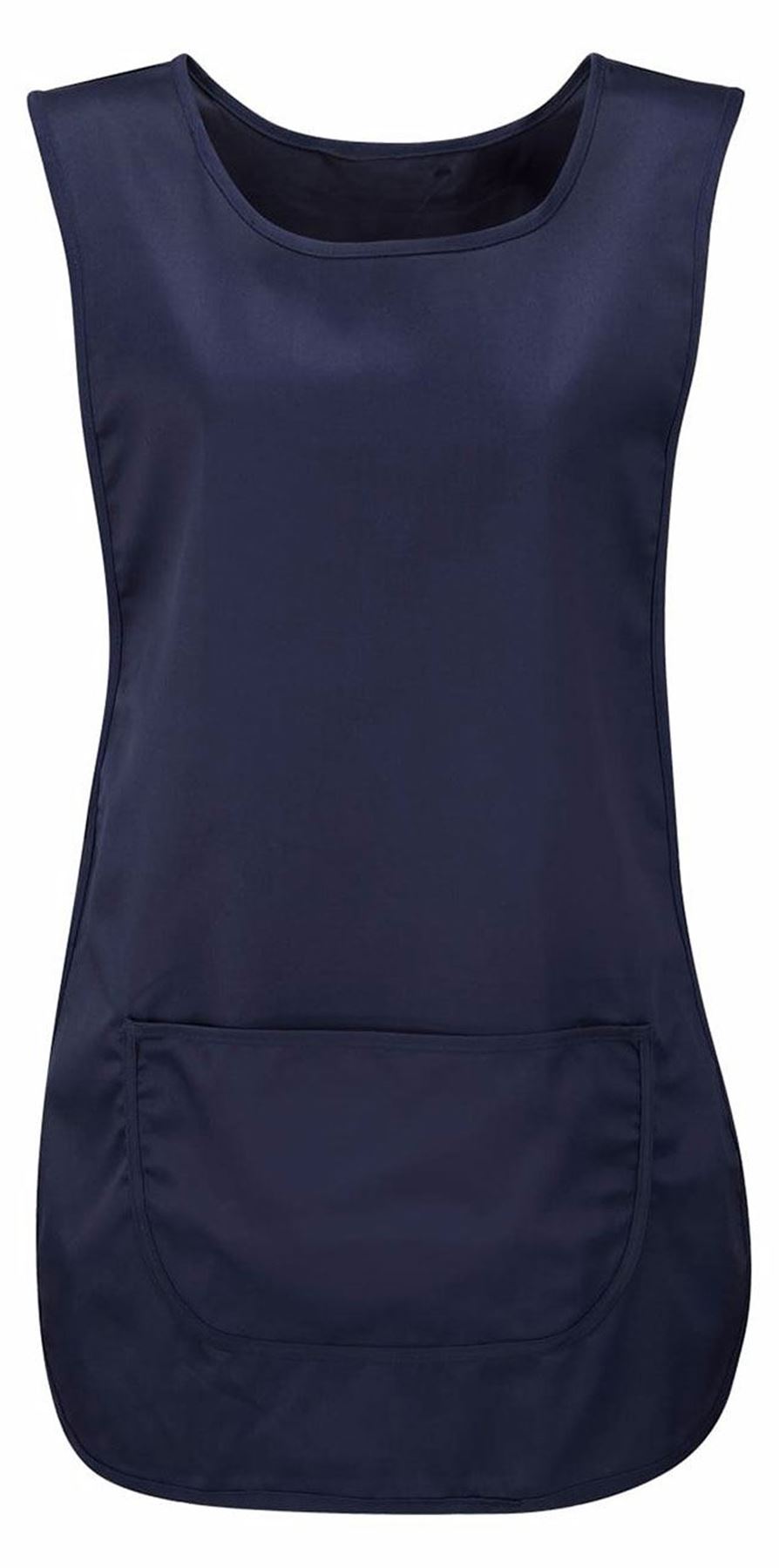 Womens Pocket Tabard Cleaning Catering Work Wear Apron Ladies Plain Vest Top Lot eBay