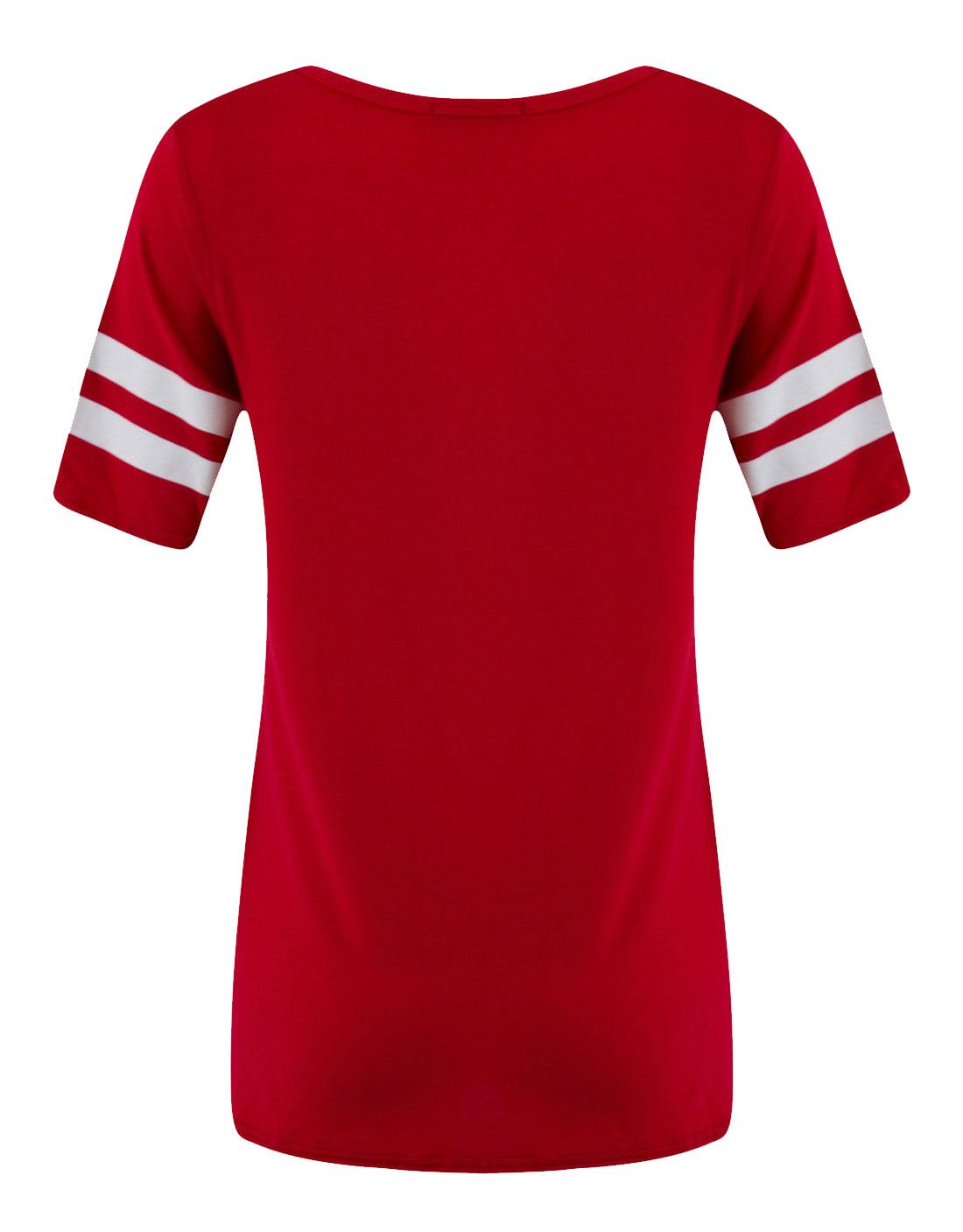 Womens 85 Print Varsity T Shirt Oversize American Baseball Baggy Jersey