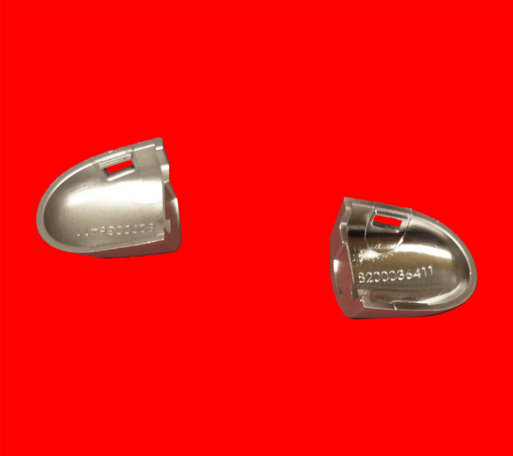 RENAULT CLIO LAGUNA door handle lock cover cap silver front / right