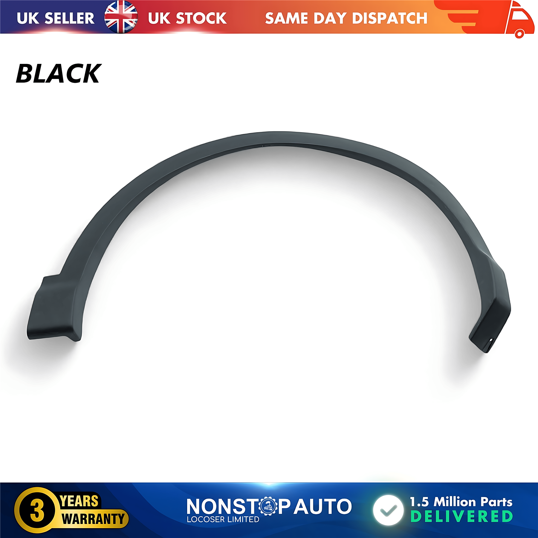 Wheel Arch Trim Moulding Front Right For NISSAN Qashqai II 11.2013-2021 - Produktbild 1