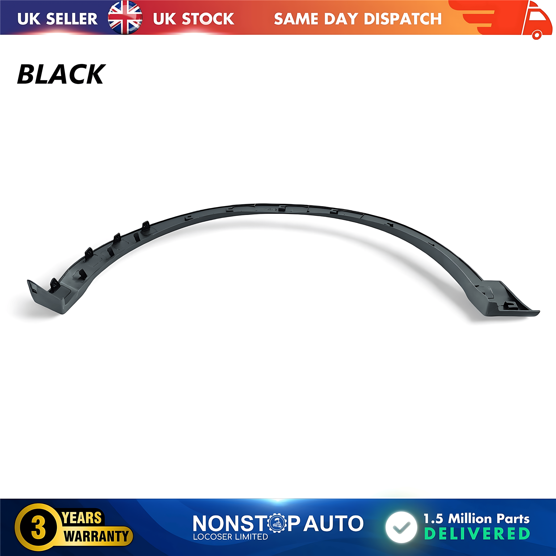 Wheel Arch Trim Moulding Front Right For NISSAN Qashqai II 11.2013-2021 - Produktbild 6