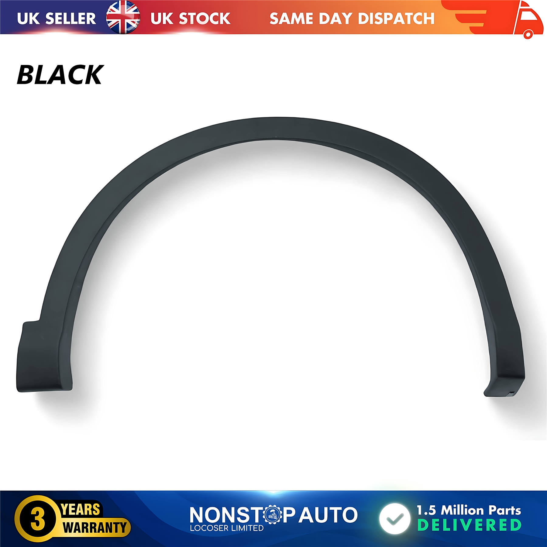 Wheel Arch Trim Moulding Front Right For NISSAN Qashqai II 11.2013-2021 - Produktbild 4