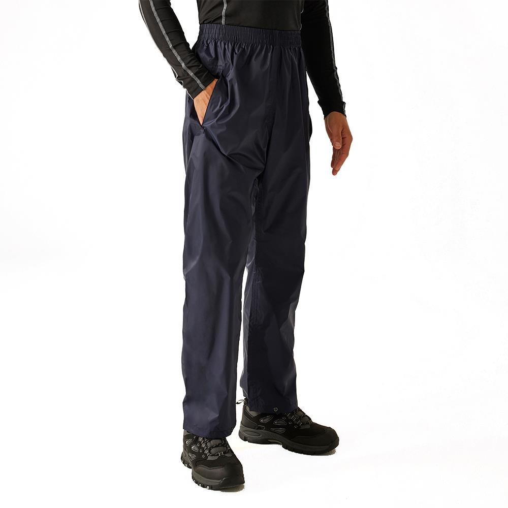 Regatta Packaway wasserdichte Überhose atmungsaktiv Regen Über Pack It Pants - Bild 13 von 14