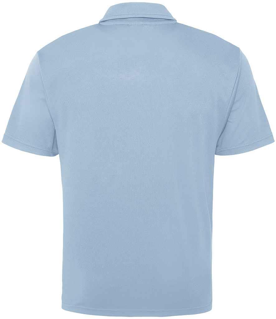 Mens Sports Polo Shirt Quick Dry Wicking Mens Gym Workout Polyester Plain Top - Picture 38 of 42