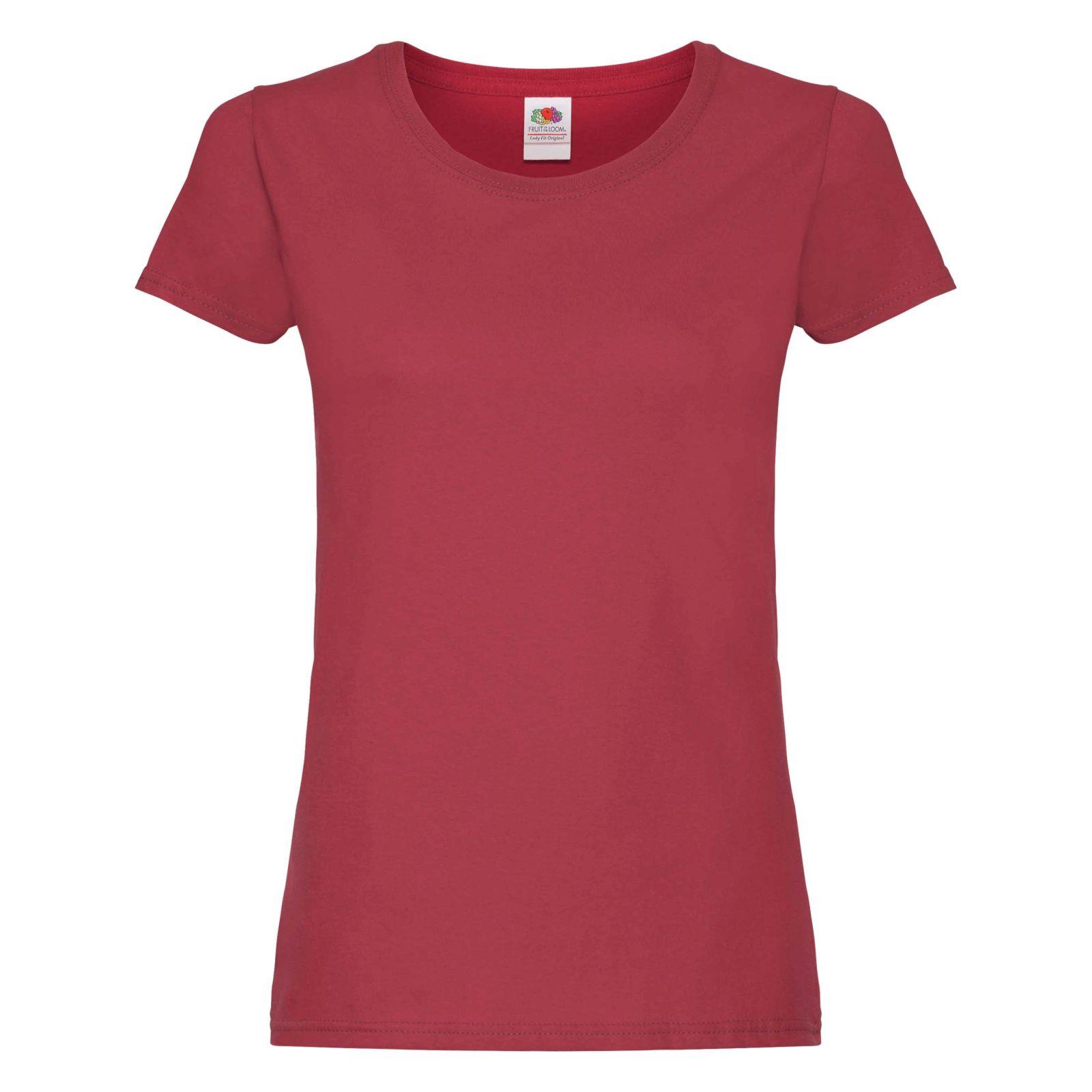 3 Pack Fruit of the Loom Ladies T Shirt Womens Blank Lady Fit Tee Blank T-Shirts - Picture 38 of 47