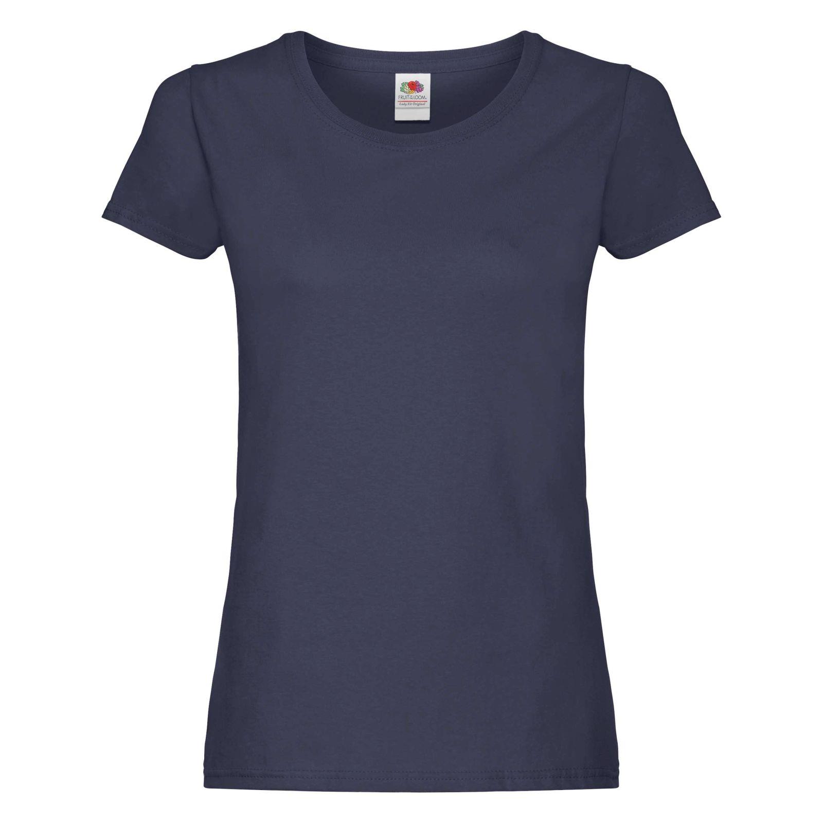 3 Pack Fruit of the Loom Ladies T Shirt Womens Blank Lady Fit Tee Blank T-Shirts - Picture 17 of 47