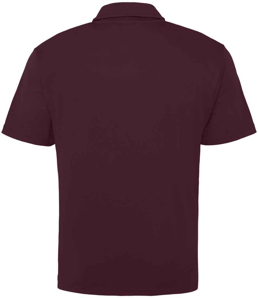 Mens Sports Polo Shirt Quick Dry Wicking Mens Gym Workout Polyester Plain Top - Picture 12 of 42