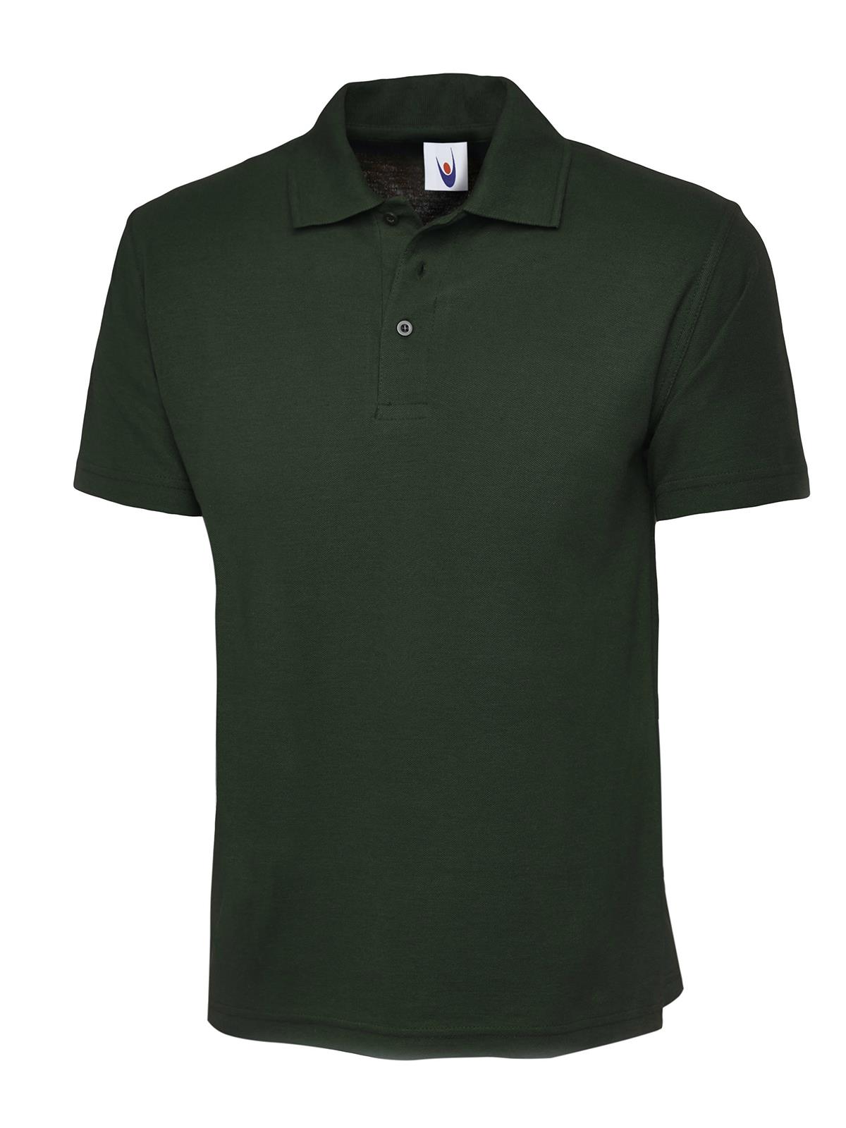 UNEEK Active Polo Shirt Adult Unisex Plain Soft Work Wear Leisure Top UC105 - Picture 8 of 18
