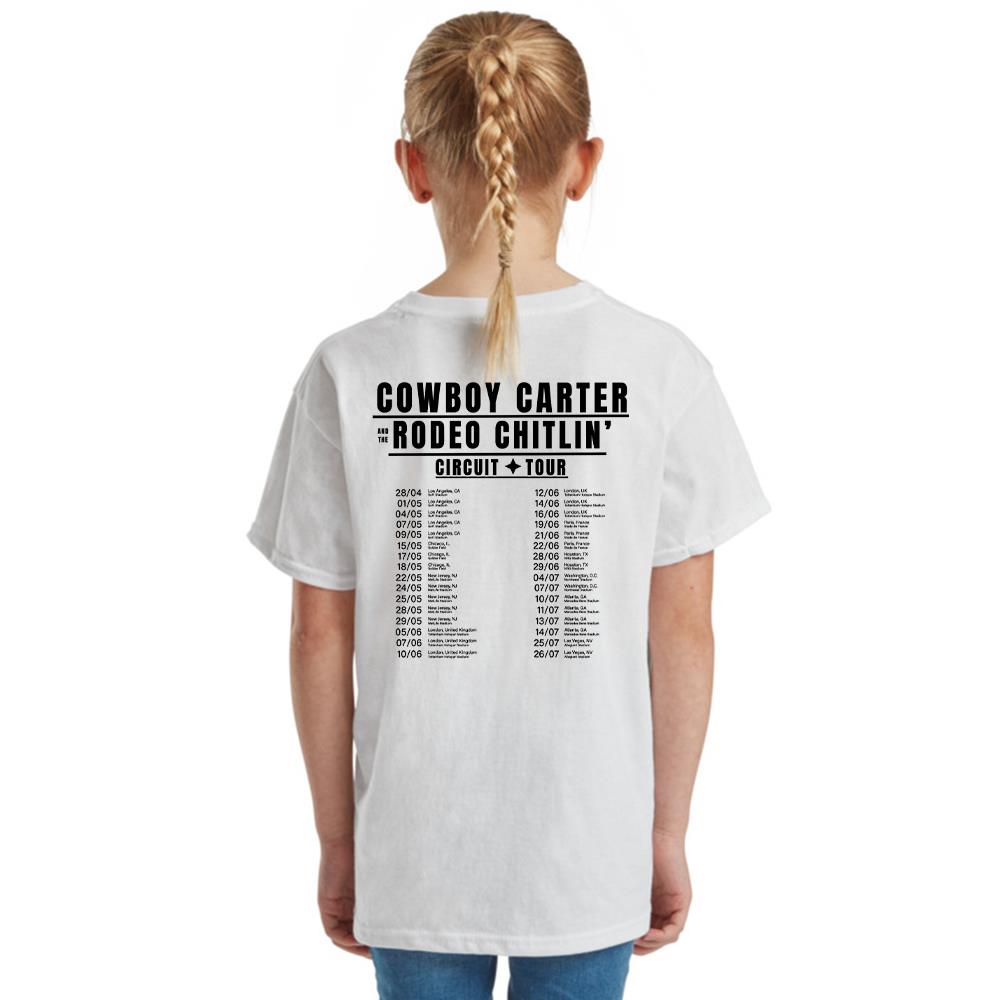 Camiseta Beyonce Cowboy Carter Tour 2025 Fechas de Concierto Música Fan Camiseta Mercancía - Imagen 10 de 13