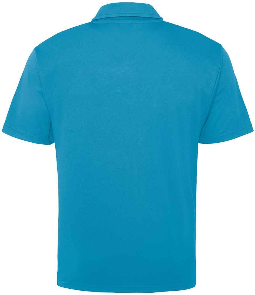 Mens Sports Polo Shirt Quick Dry Wicking Mens Gym Workout Polyester Plain Top - Picture 36 of 42