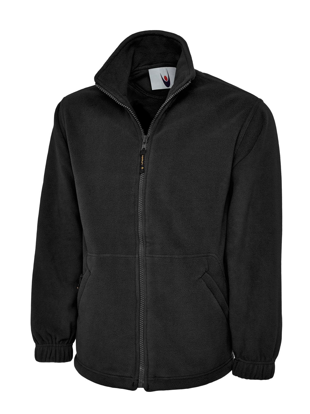 UNEEK Classic Micro Fleece Jacket Mens Full Zip Casual Work Wear Warm Top UC604 - Picture 7 of 13
