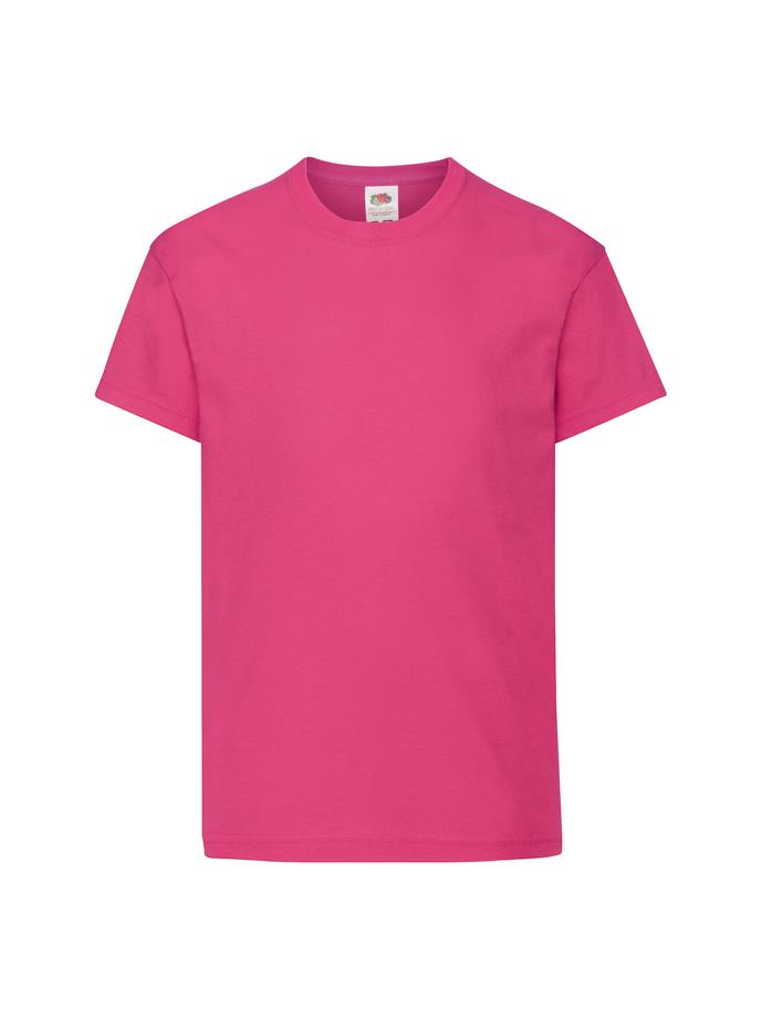 5 PACK Fruit of the Loom Kids T Shirts Plain Boys Girls School PE Cotton Tee Lot - Picture 13 of 27