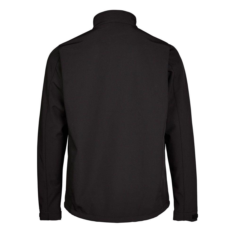 Mens Black Soft Shell Jacket Fleece Lined Breathable Softshell Work