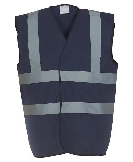 Hi Vis Weste Sicherheit Arbeitsweste hohe Sichtbarkeit viz reflektierende Sicherheit Unisex - Bild 8 von 10