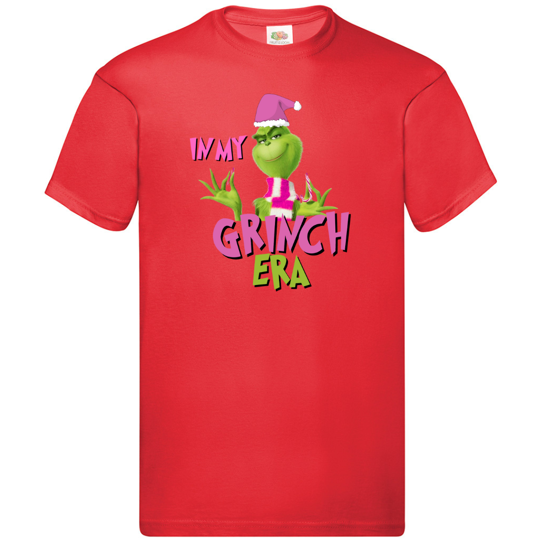 In My Grinch Era Christmas T-Shirt Funny Santa Xmas Holiday Tee Unisex Top - Picture 3 of 7