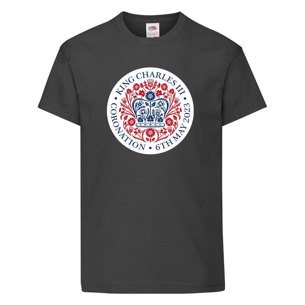 kurzärmeliges Herren-T-Shirt King Charles III Krönung 6. Mai Geschenk Souvenir - Bild 3 von 8