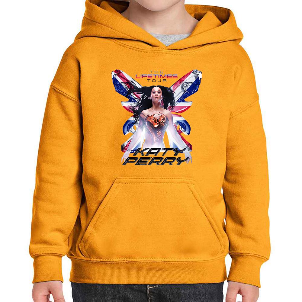 Kids Katy Perry Printed Hoodie Lifetimes Tour Girls Boys Hooded Sweatshirt UK - Picture 18 of 18