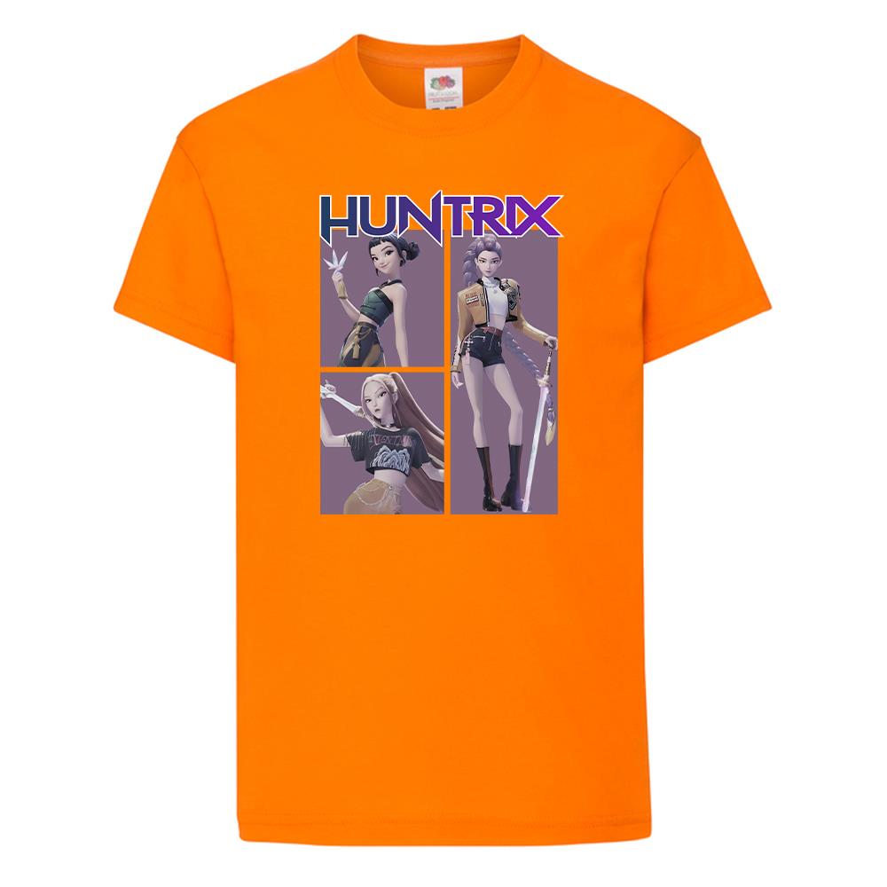 KPop Demon Hunters Huntrix Trio T-Shirt Kids Halloween Anime Gift Adult Tee UK - Picture 6 of 11