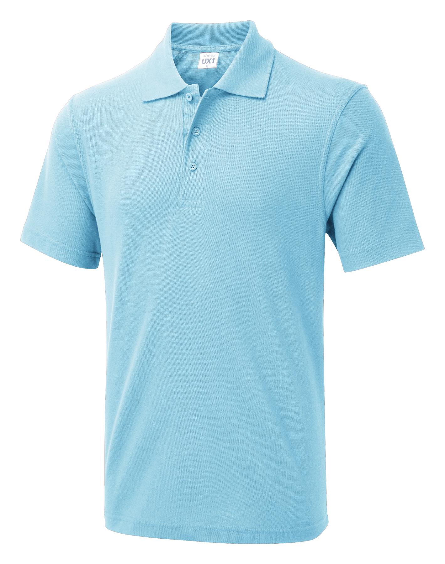 3 PACK UNEEK UX Polo Shirt Plain Unisex Work Wear Uniform Polycotton Top XS-6XL - Picture 15 of 15
