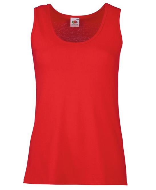 Fruit of the Loom Ladies Vest Plain 100% Cotton Womens Girls Casual Tank Top - Picture 14 of 14