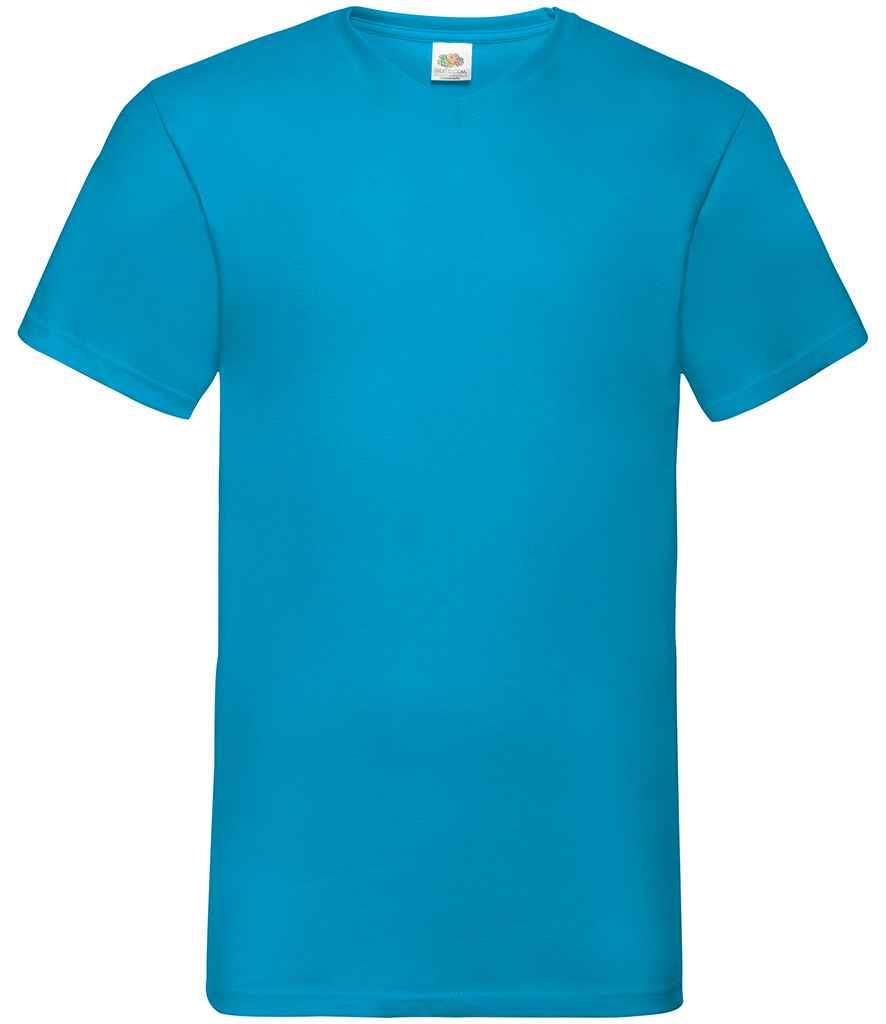 5 PACK Fruit of the Loom Mens V Neck T-Shirt Plain Casual Work Cotton Tee Top - Picture 5 of 17