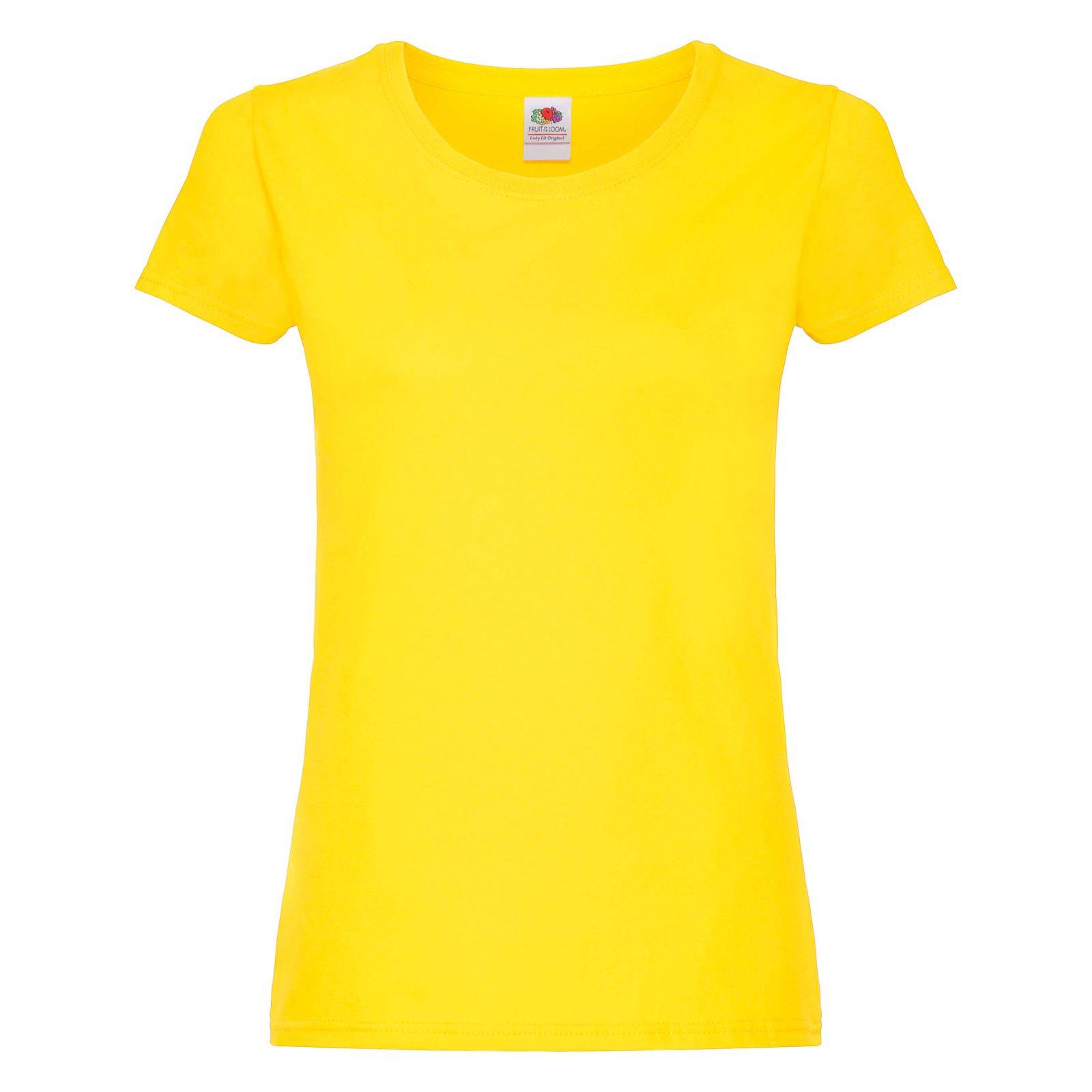 3 Pack Fruit of the Loom Ladies T Shirt Womens Blank Lady Fit Tee Blank T-Shirts - Picture 46 of 47