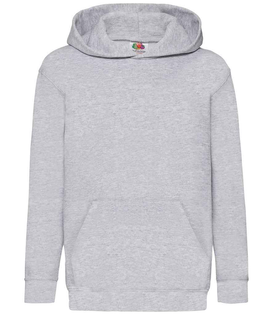 Fruit of the Loom Classic Kids Hoodie Hooded Boys Girls School Sweatshirt Top - Picture 19 of 38