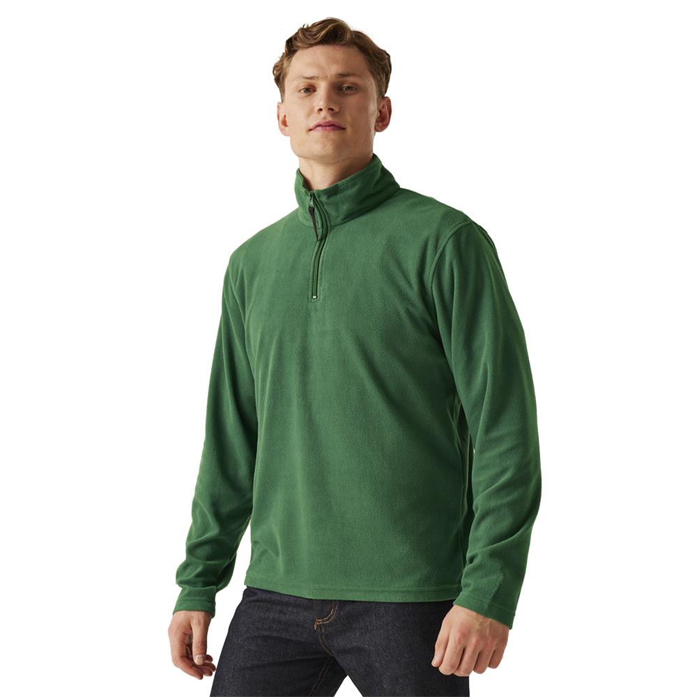 Regatta Mens Half Zip Micro Fleece Jacket Lightweight Warm Jumper Pullover Top - Picture 21 of 34