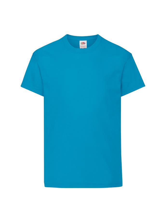 5 PACK Fruit of the Loom Kids T Shirts Plain Boys Girls School PE Cotton Tee Lot - Picture 6 of 27
