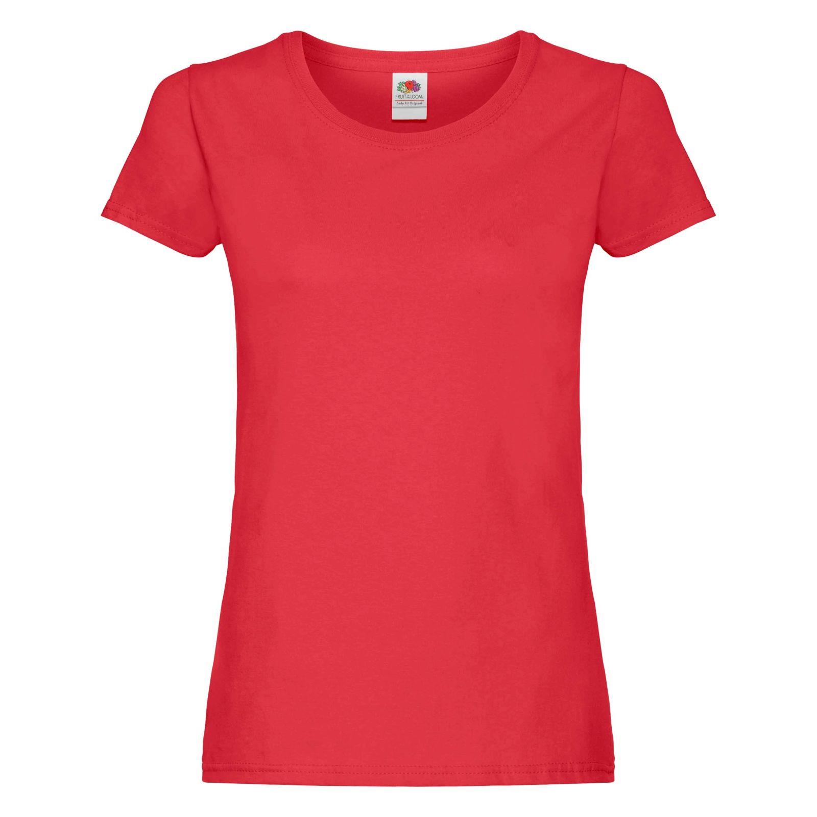 3 Pack Fruit of the Loom Ladies T Shirt Womens Blank Lady Fit Tee Blank T-Shirts - Picture 13 of 47