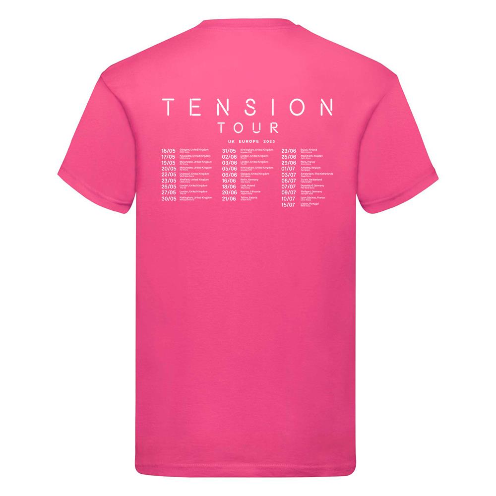 T-Shirt Tension Tour Kylie Musik Konzert Unisex Festival UK Europa 2025 Termine - Bild 17 von 29