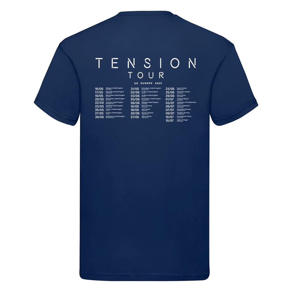 T-Shirt Tension Tour Kylie Musik Konzert Unisex Festival UK Europa 2025 Termine - Bild 13 von 29