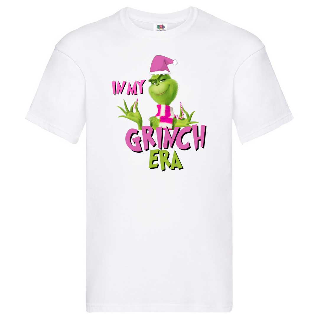 In My Grinch Era Christmas T-Shirt Funny Santa Xmas Holiday Tee Unisex Top - Picture 7 of 7