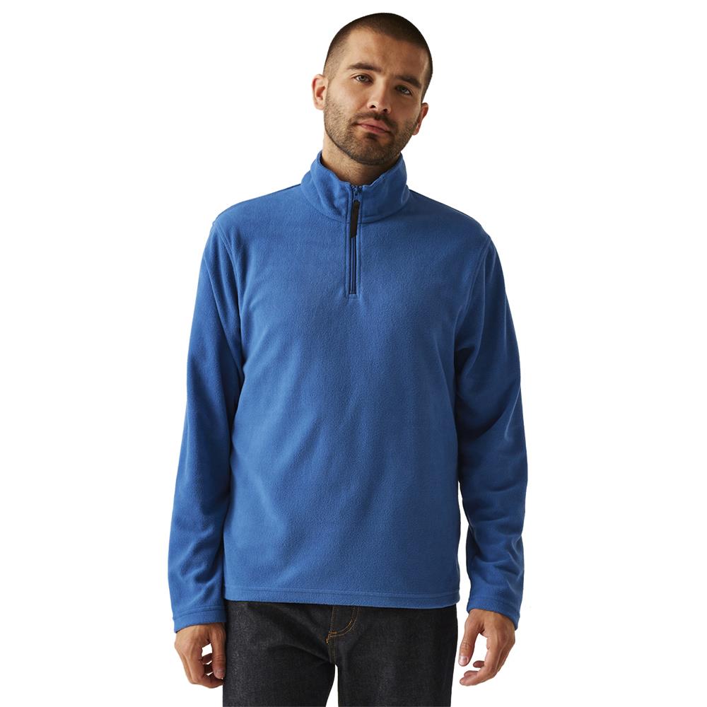 Regatta Mens Half Zip Micro Fleece Jacket Lightweight Warm Jumper Pullover Top - Picture 13 of 34