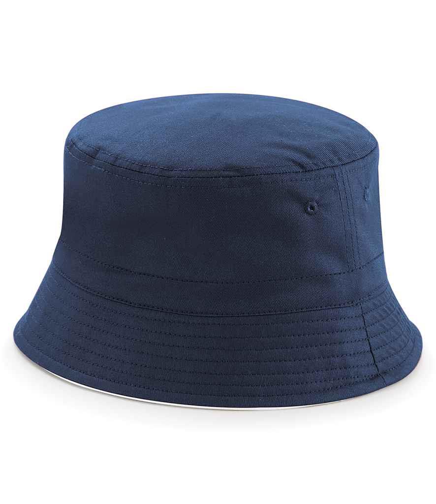 Unisex Reversible Bucket Hat Cotton Twill Cargo Fishing Festival Walking Cap - Picture 8 of 15