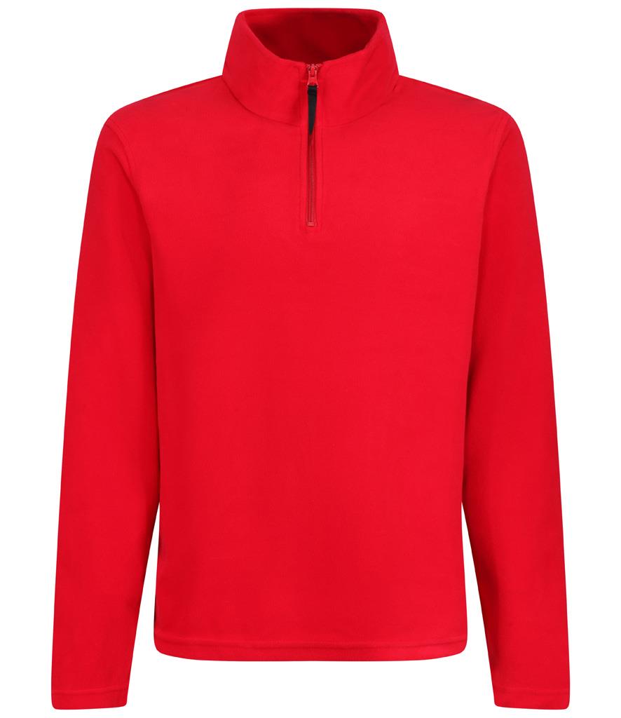 Regatta Mens Half Zip Micro Fleece Jacket Lightweight Warm Jumper Pullover Top - Picture 15 of 34