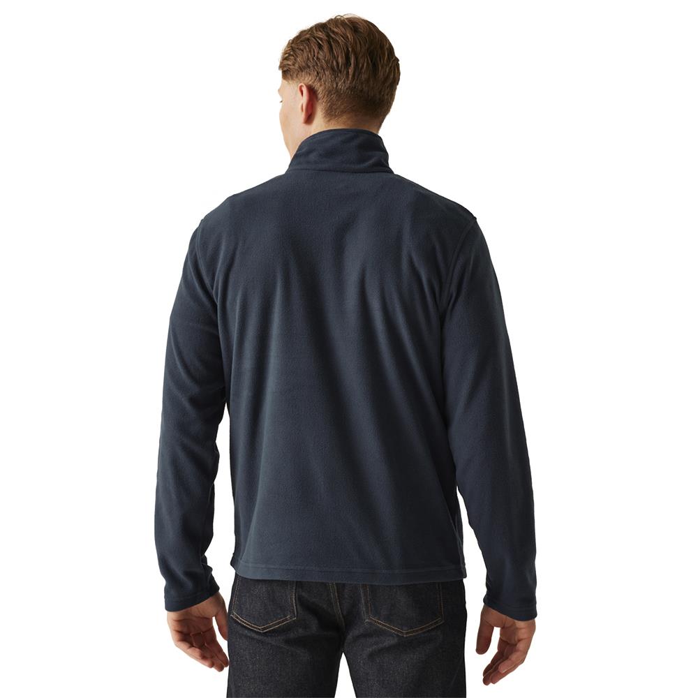 Regatta Mens Half Zip Micro Fleece Jacket Lightweight Warm Jumper Pullover Top - Picture 34 of 34
