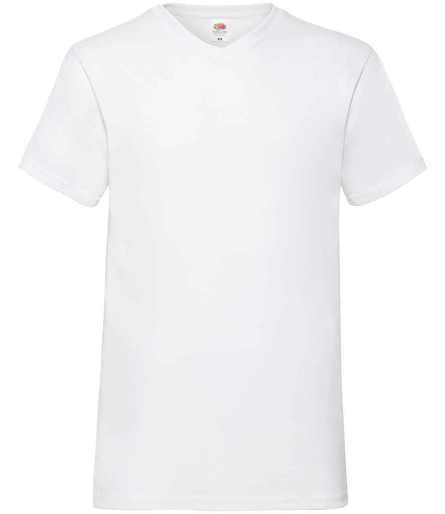 5 PACK Fruit of the Loom Mens V Neck T-Shirt Plain Casual Work Cotton Tee Top - Picture 17 of 17