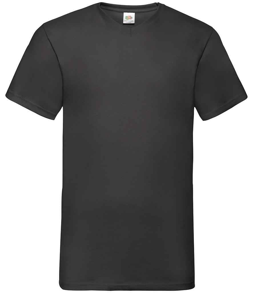 3 PACK Fruit of the Loom Mens V Neck T-Shirt Plain Casual Work Cotton Tee Top - Picture 5 of 16